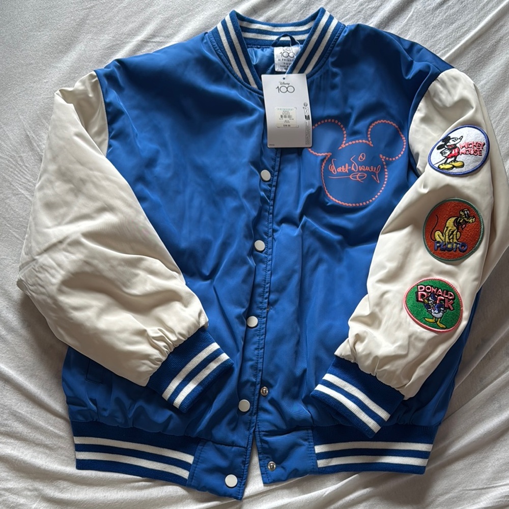 Disney Blue and Cream‎ Embroidered Jacket